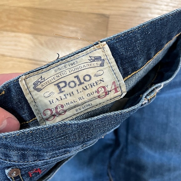 Polo Ralph Lauren Varick Slim Straight Jeans Mens 36x34 (35x33) Denim - Picture 4 of 12